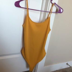 One piece Yellow Tank top